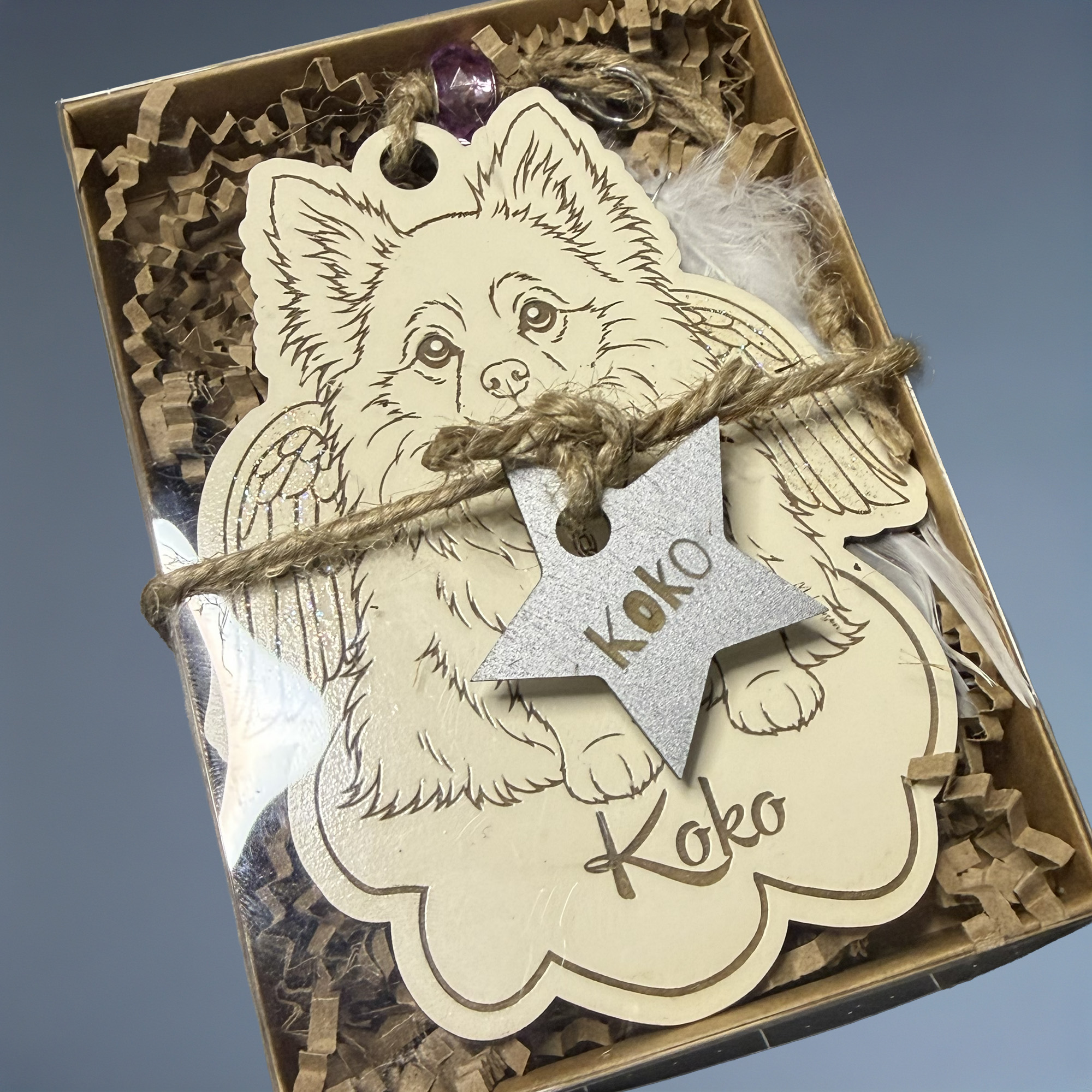 Custom Dog Angel Keepsake | Personalized Memorial Gift - Image 3