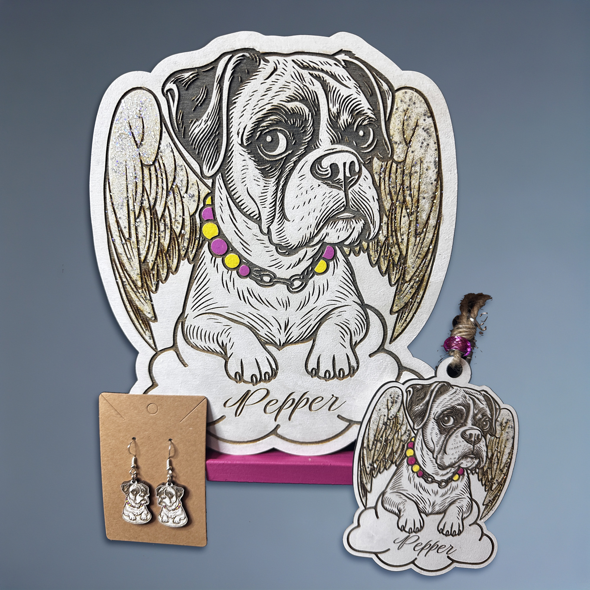 Custom Dog Angel Keepsake | Personalized Memorial Gift - Image 4